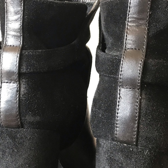 Nine West leather and suede ankle boots - Picture 5 of 6